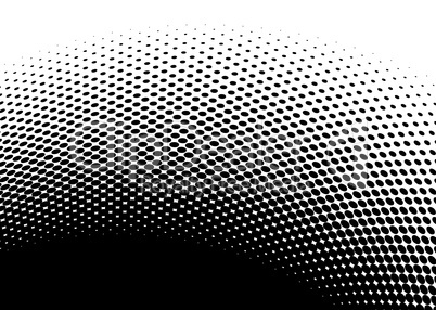 black halftone abstract image