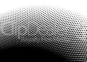 black halftone abstract image