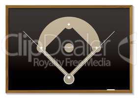 baseball blackboard