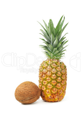 coconut and pineapple