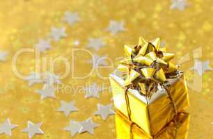 goldenes Weihnachtsgeschenk / golden christmas gift