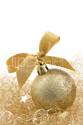 goldene Weihnachtskugel / golden christmas ball