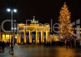 Berlin Brandenburger Tor Weihnachten - Berlin Brandenburg Gate christmas 01