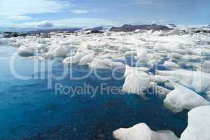 Melting Icebergs At Jokulsarlon Lagoon