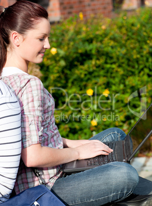 Charming female student