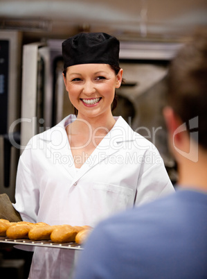 female baker