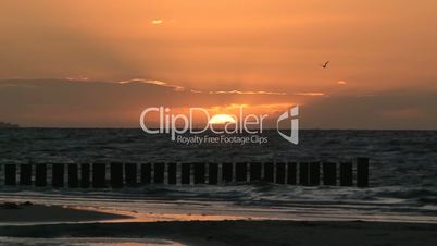 Sonnenuntergang Ostsee / Insel Poel