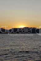 Sonnenuntergang bei Lazise am Gardasee
