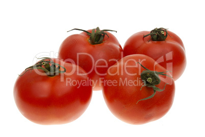 Four ripe tomatoes