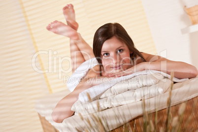 Spa - Young woman at wellness massage treatment