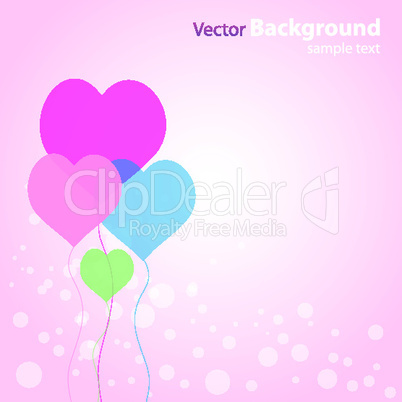 hearts balloons