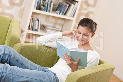 Students - Happy teenager with book