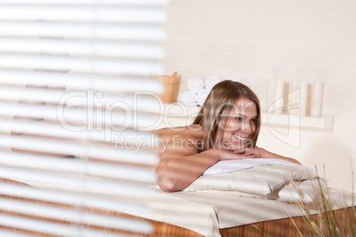 Spa - Young woman relax at wellness massage treatment