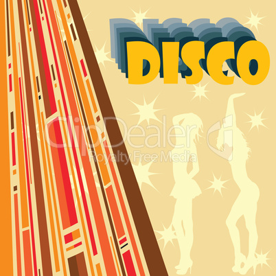abstract disco background