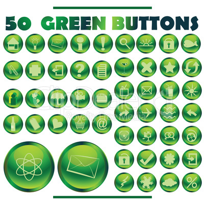 green buttons