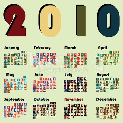 2010 calendar