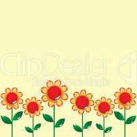 floral card design