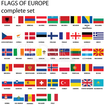 Flags of Europe