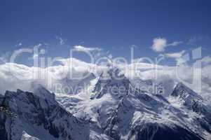 Mountains in cloud