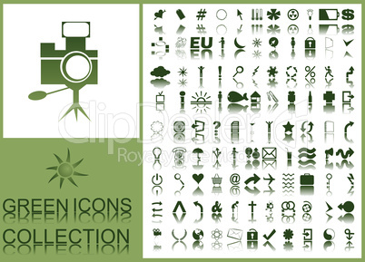 green icons