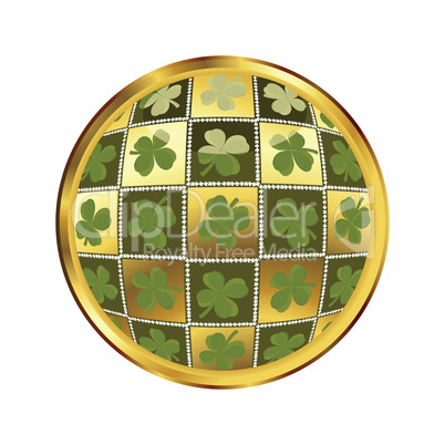 st. Patrick's day button