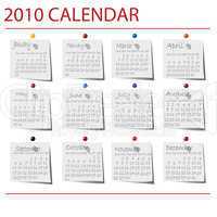 2010 Calendar.