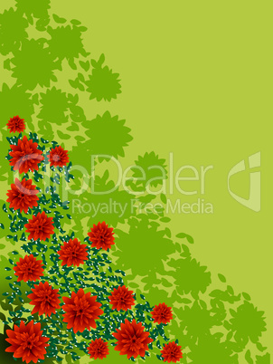 Abstract flower background