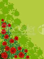 Abstract flower background