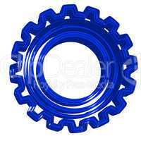 Abstract gear icon