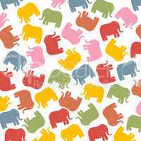 Pastel elephants