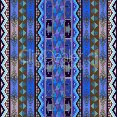 Blue rug design