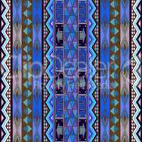 Blue rug design