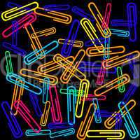 Paper clips background