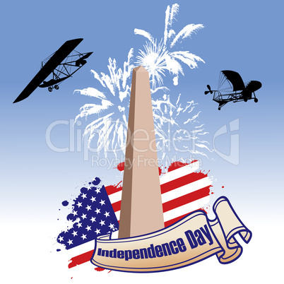 Independence day illustrated