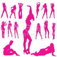 woman silhouettes