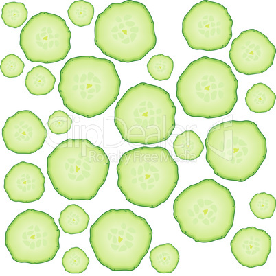 Cucumber slices