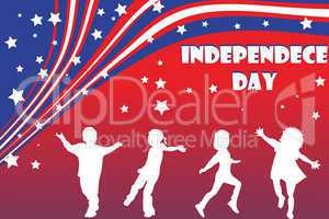 background illustration for Independence day