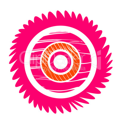 Abstract cogwheel