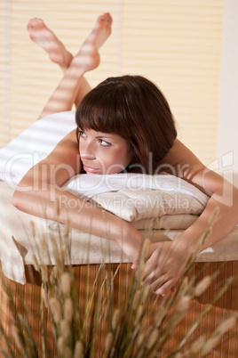 Spa - Young relaxed woman at wellness therapy