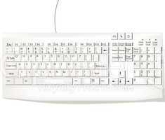 White keyboard