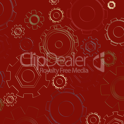 Wallpaper with gears