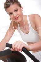 Fitness series - Woman with headphones