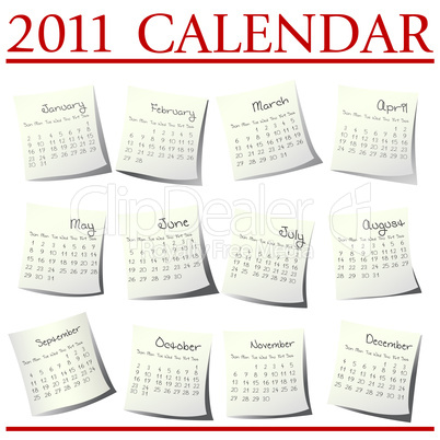 2011 Calendar