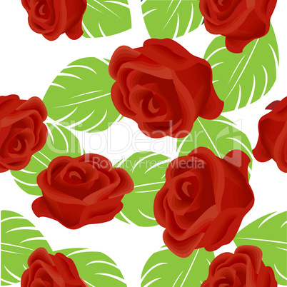 Red rose pattern