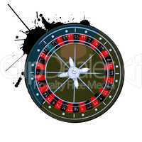 Old roulette wheel
