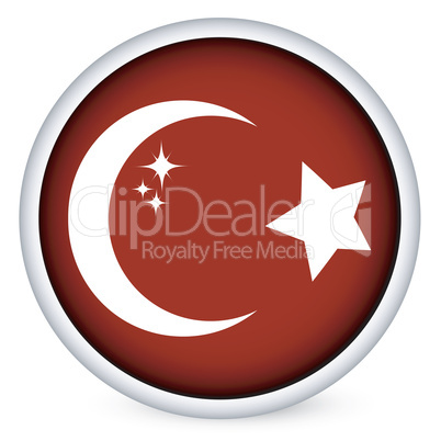 Turkey flag button