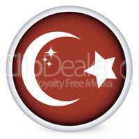 Turkey flag button