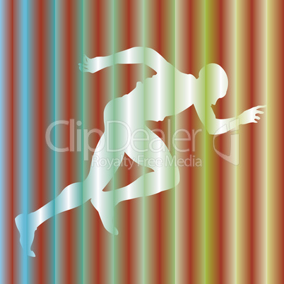 Striped runner