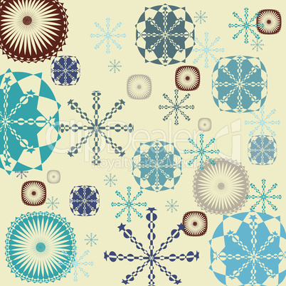 Snowflakes background