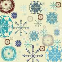 Snowflakes background